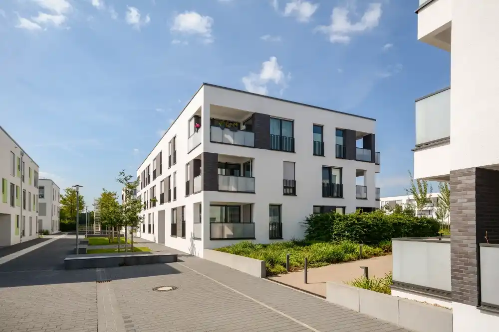 Moderne Mehrfamilienhäuser